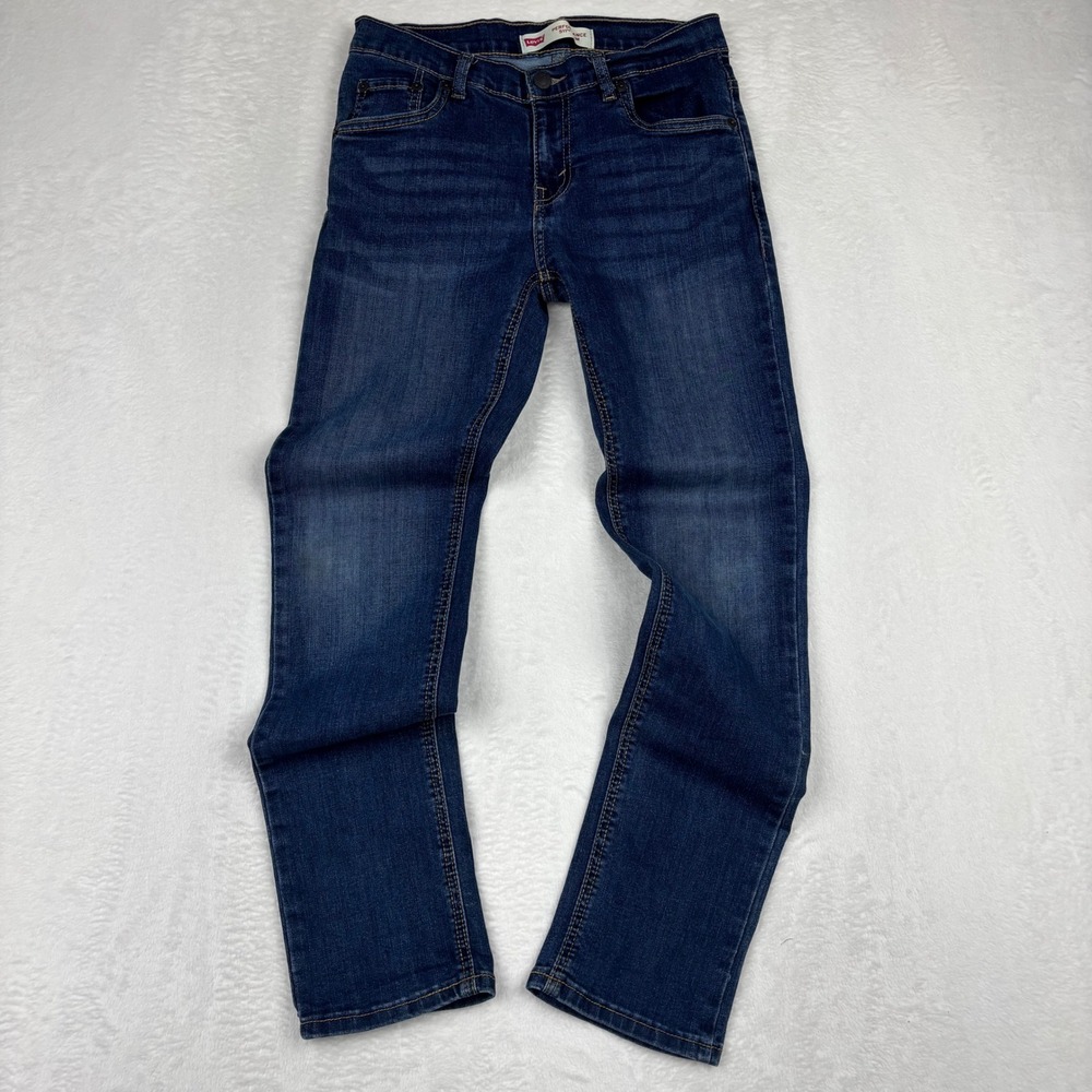 Levis 511 slim fit Dark Wash Denim Jeans 27x27 Size 14 indigo festival CB4-1